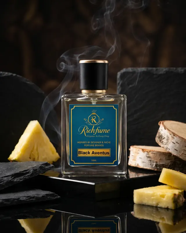 Richfume Black Aventus Eau de Parfum 50 ML bottle