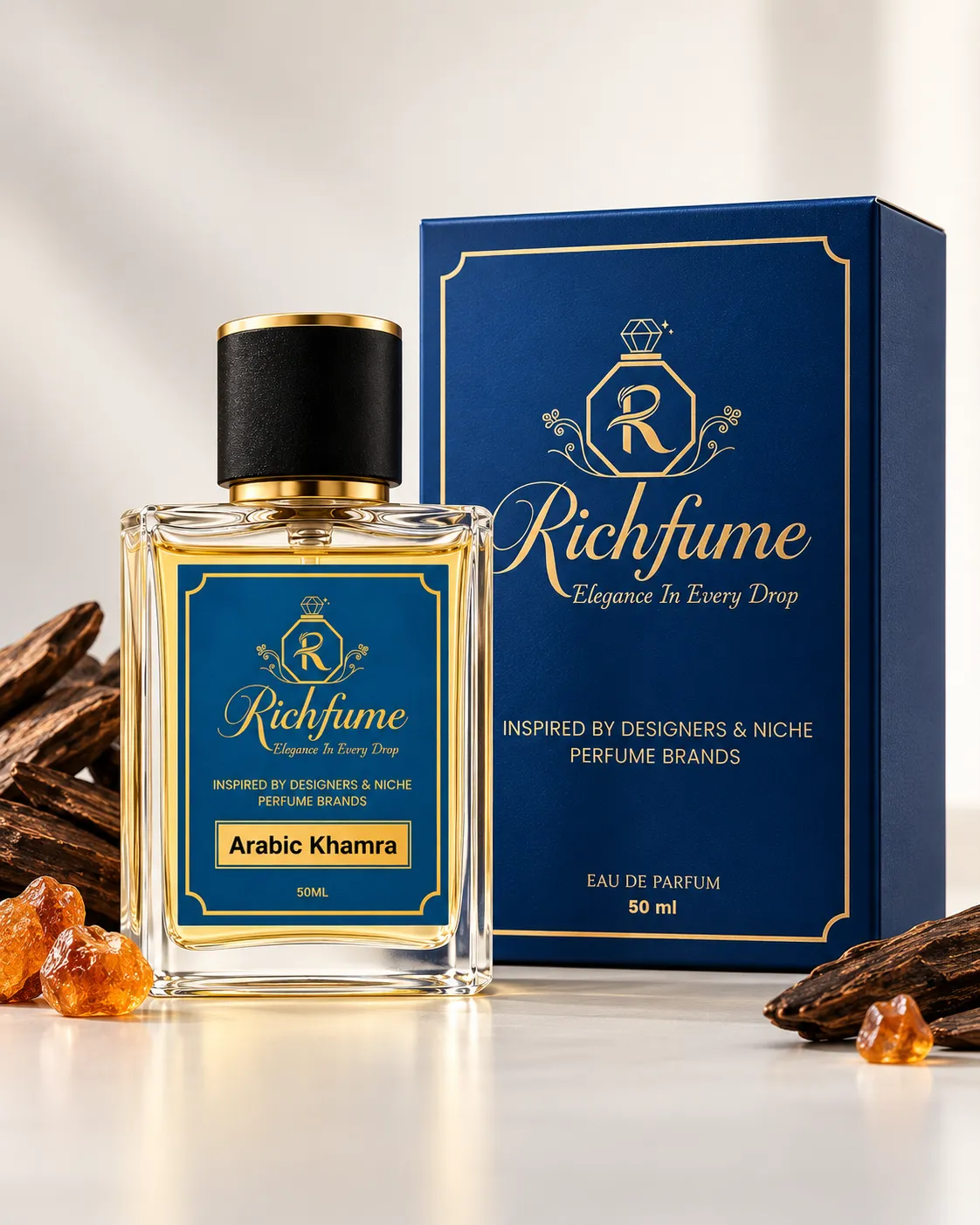 Richfume Arabic Khamra Eau de Parfum for Men & Women – 50 ML — view 2