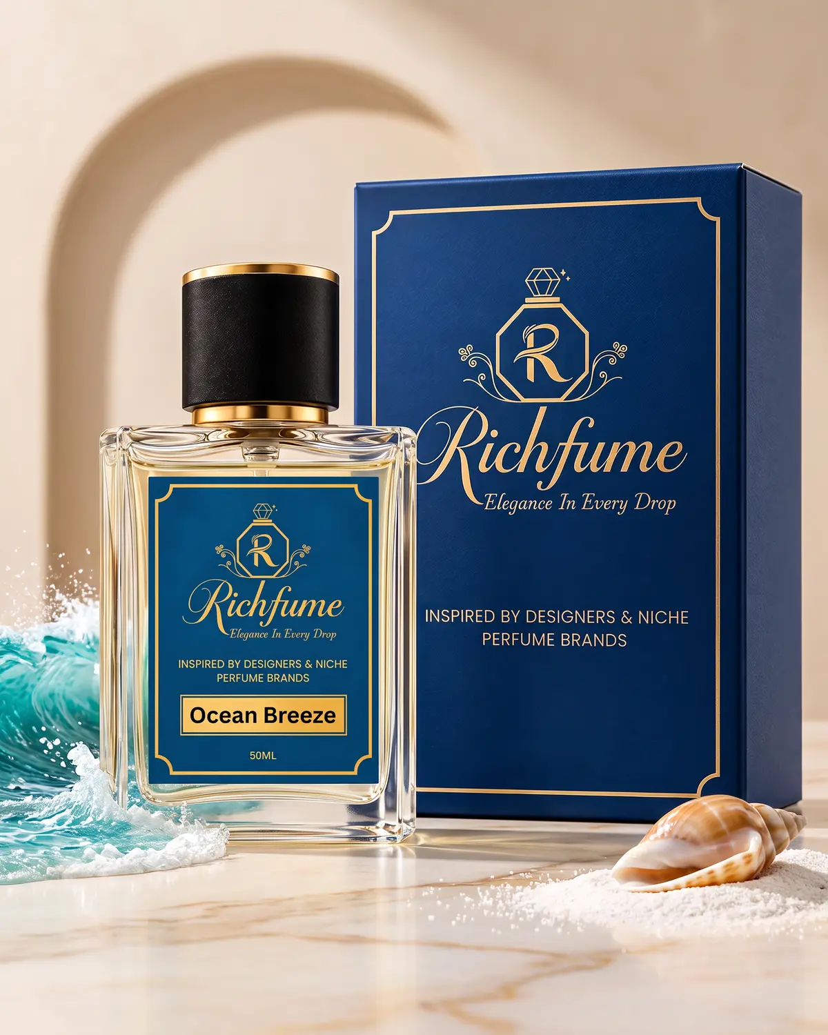 Richfume Ocean Breeze Eau de Parfum 50 ML with premium gift box