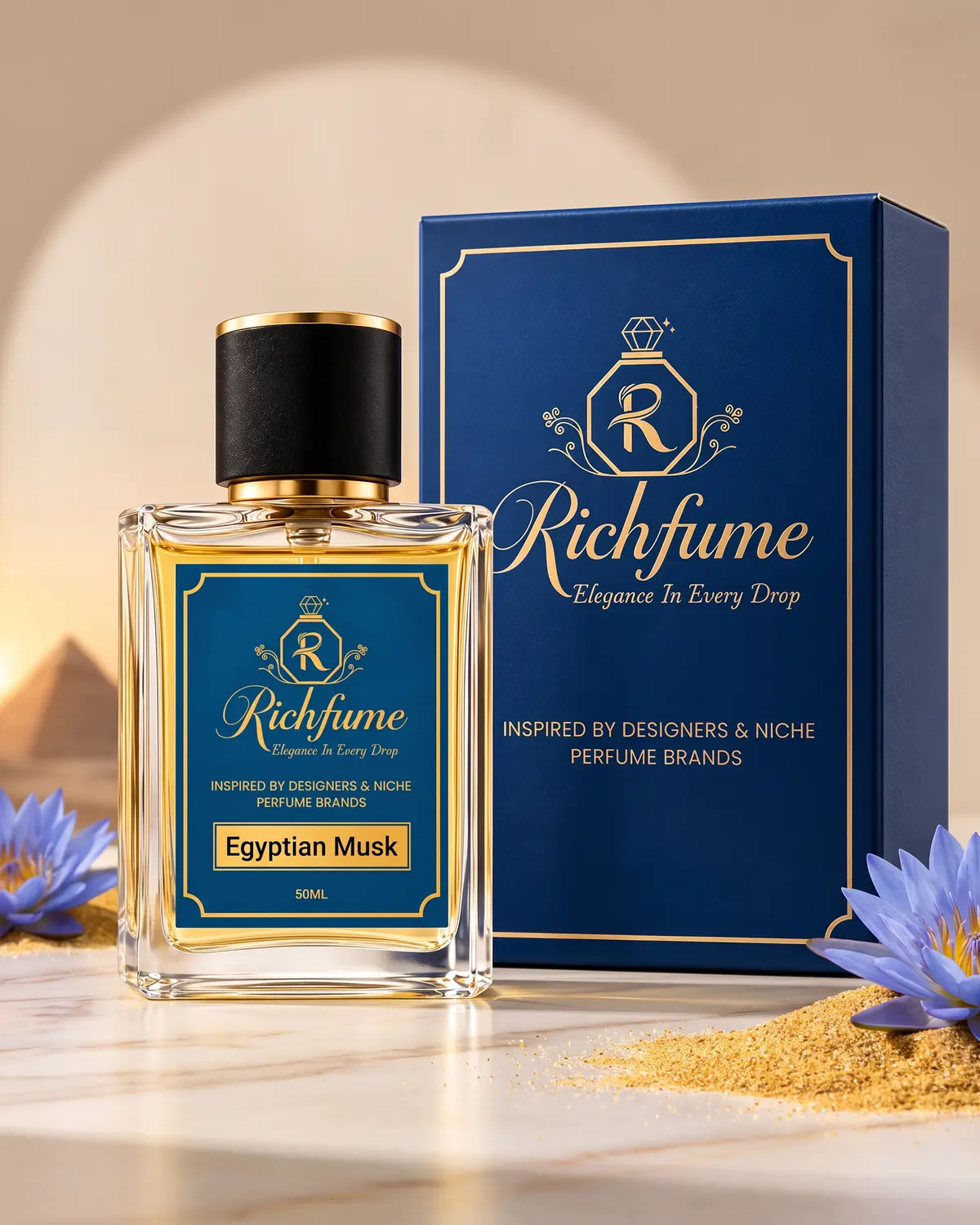 Richfume Egyptian Musk Eau de Parfum 50 ML with premium gift box