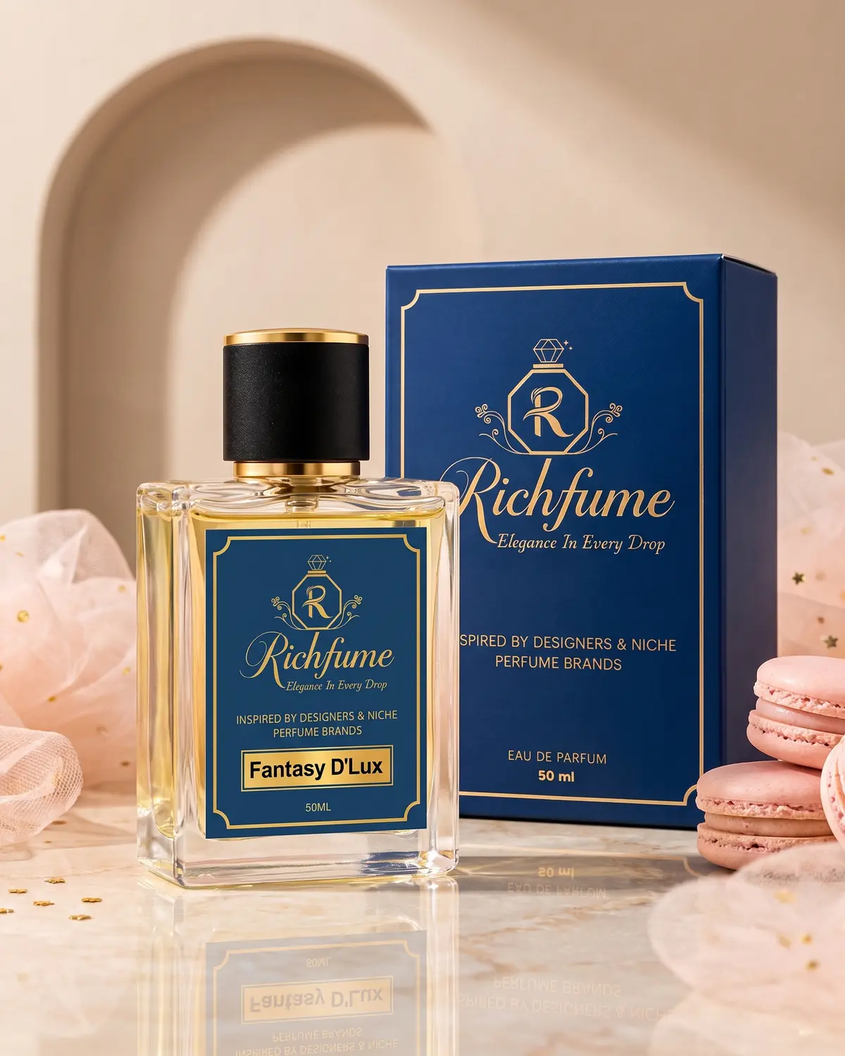 Richfume Fantasy D'Lux Eau de Parfum 50 ML with premium gift box