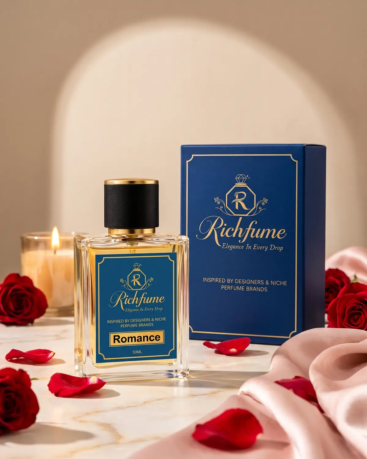 Richfume Romance Eau de Parfum 50 ML with premium gift box