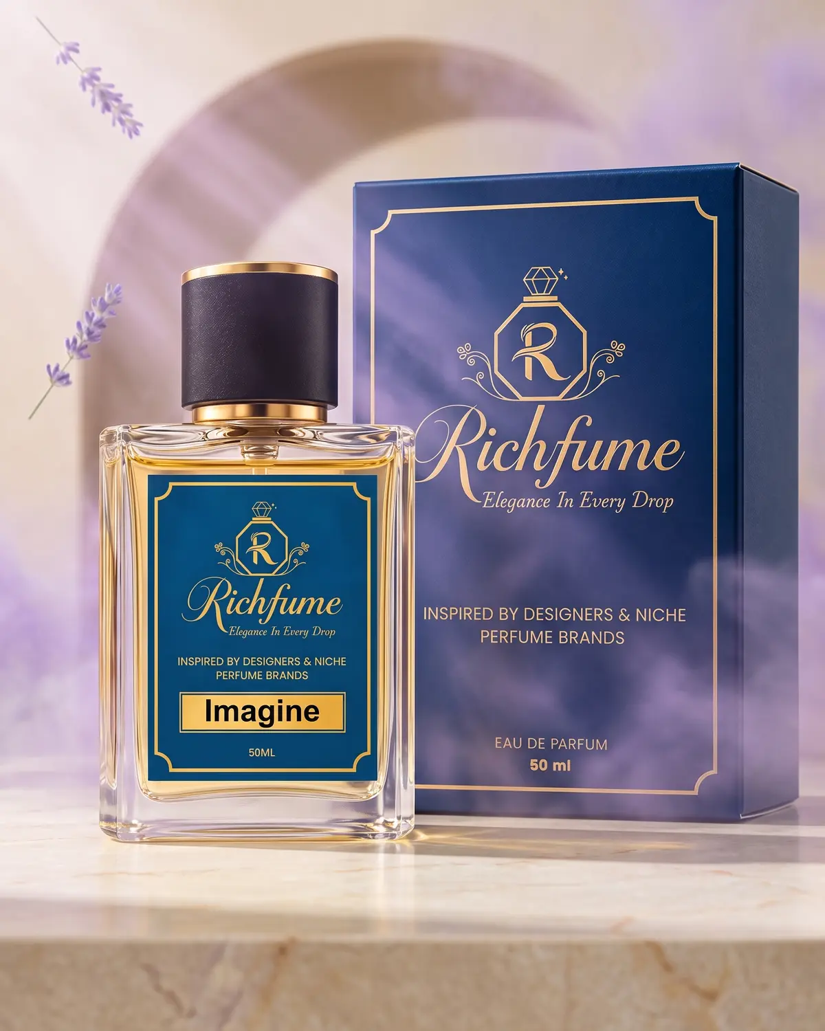 Richfume Imagine Eau de Parfum 50 ML with premium gift box